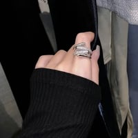 خاتم الطبقات الفاخرة – لمسة فرنسية 18K - صورة 2