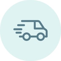 سرعة في التوصيل 