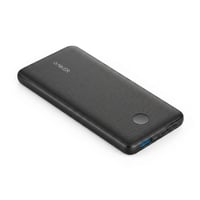 باور بانك 10 الف بقوة 15 واط  مدخل usb ومدخل تايب سي - اسود  - صورة 1