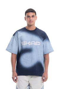 Spray Painted T-Shirt Blue - Image 24