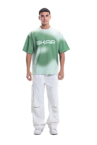 Spray Painted T-Shirt Green - Image 2