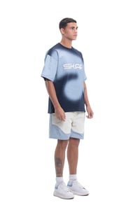 Spray Painted T-Shirt Blue - Image 4