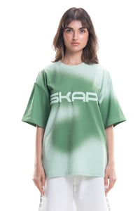 Spray Painted T-Shirt Green - Image 23