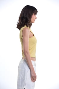 Women Tank Top Yellow - Image 12