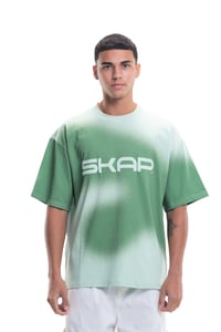 Spray Painted T-Shirt Green - Image 20