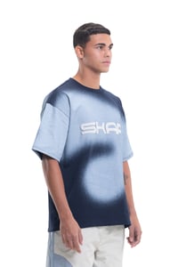 Spray Painted T-Shirt Blue - Image 21