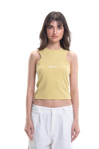 Women Tank Top Yellow - Image 14