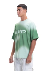 Spray Painted T-Shirt Green - Image 25