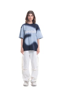 Spray Painted T-Shirt Blue - Image 15
