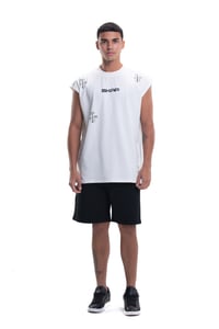 Palm Tank Top White - Image 1