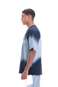 Spray Painted T-Shirt Blue - Image 17