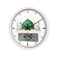 ساعة الفجر حائط لعرض اوقات الاذان CR-23 - تصميم المدينة المنورة - صورة 2