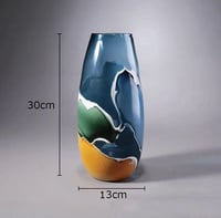 فازة زجاج أمواج 2 - صورة 1
