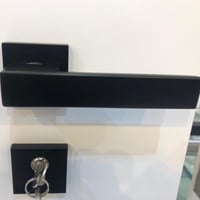 مسكات ابواب خشب مفصول لون اسود - صورة 3