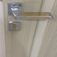 مسكات ابواب مفصول ذهبي على فضي لمعهPVD/CP - صورة 1