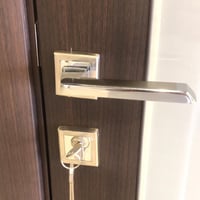 مسكات ابواب مفصول فضي  - صورة 1