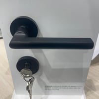 مسكات ابواب مفصول اسود  - صورة 1