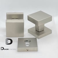 مسكات ابواب سجاب موبع لون فضي مطفي DSM   - صورة 1