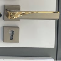 مسكات ابواب مفصول ذهبي فضي  - صورة 1
