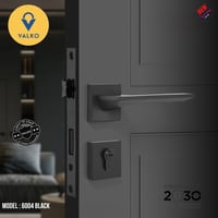 مسكات مقابض ابواب فالكو 6004 اسود valko - صورة 2