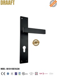 مسكات مقابض ابواب 9010H1002 اسود DRAAFT - صورة 1