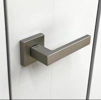 مسكات ابواب مفصول فضي مطفي  - صورة 1