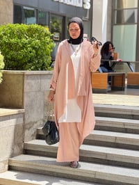 سوت كتان مقلمة - صورة 4