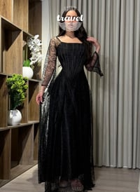 فستان سهره  أسود فاخر - صورة 3