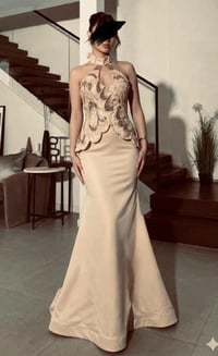 فستان سهرة بيج راقي - صورة 4