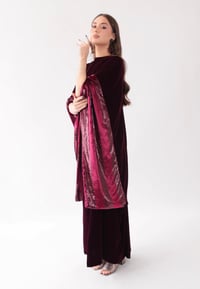Ruby Velvet Dress - Image 5