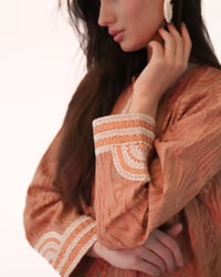 Embroidered Orange Cotton - Image 2