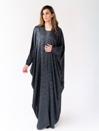Silk Crepe Navy-Grey - Image 2