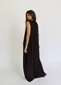 Brown Basic Dress - Image 2