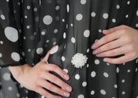 Polka Chiffon Dress - Image 7