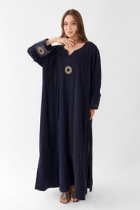 Velvet Medallion Dress - Image 1