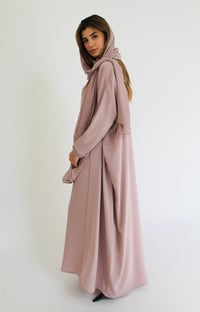 Nude Pink Embroidered Crepe  - Image 3