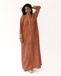 Embroidered Orange Cotton - Image 3