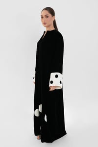 Black Velvet Polka Dots - Image 3