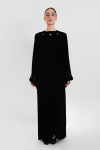 Black Velvet Circle Cutouts - Image 1