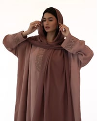 Nude Washed Silk Beaded Embroidered - Image 3
