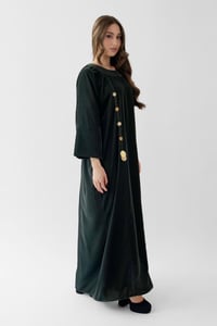 Embroidered Velvet Dress  - Image 3