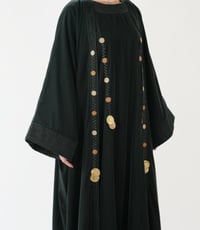 Embroidered Velvet Abaya - Image 2