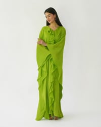 Ruffled Silk Dress - Image 6