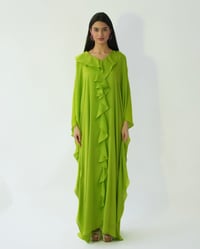 Ruffled Silk Dress - Image 3