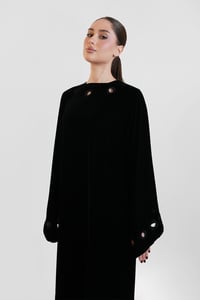Black Velvet Circle Cutouts - Image 2