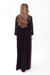 Purple Velvet Silk Embroidered - Image 7
