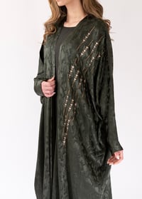 Patterned Crepe Embroidered Olive - Image 6