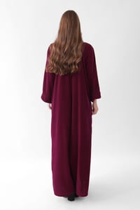 Burgundy Velvet Dress - Image 5