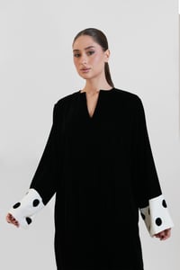 Black Velvet Polka Dots - Image 2