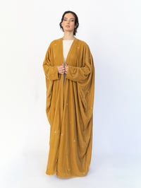 Mustard Velvet Embroidered - Image 1